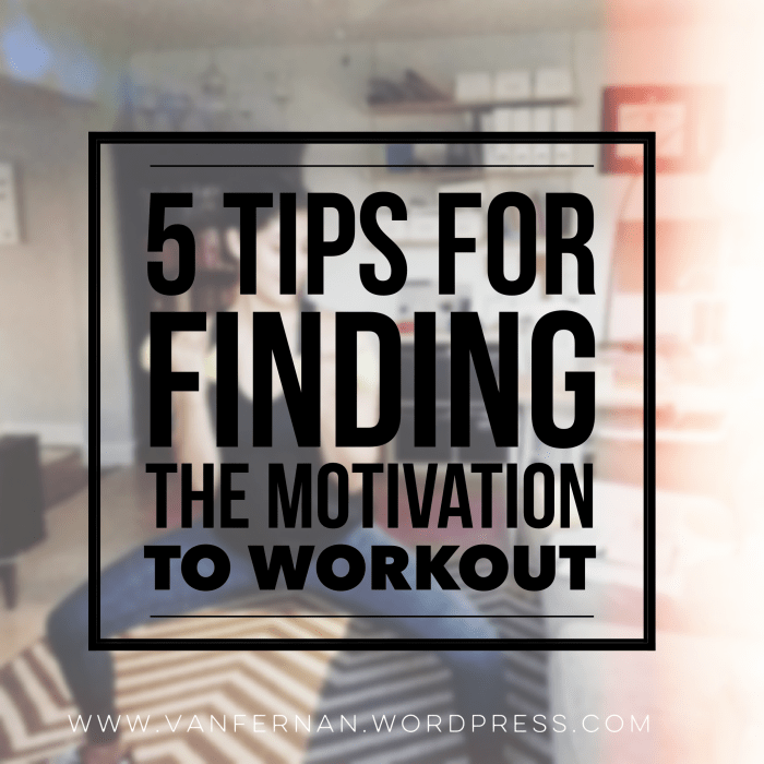 Fitness motivation tips