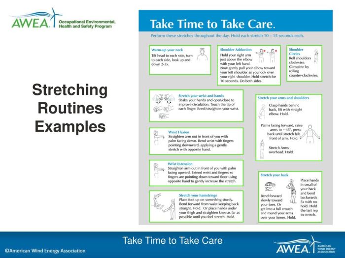 Stretching routines for injury prevention